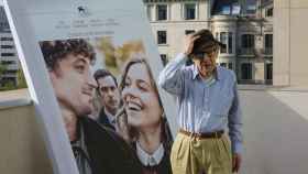 Woody Allen en la presentación de 'Golpe de suerte' en Barcelona.