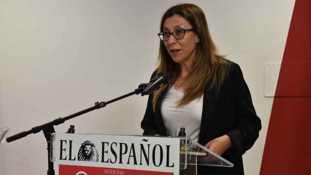 La directora general de Planificación Sanitaria, Investigación e Innovación, Sonia Martín, durante su intervención en el Foro de EL ESPAÑOL de Castilla y León, este miércoles.
