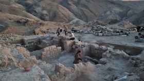 Arqueólogos trabajando en la excavación de Hircania