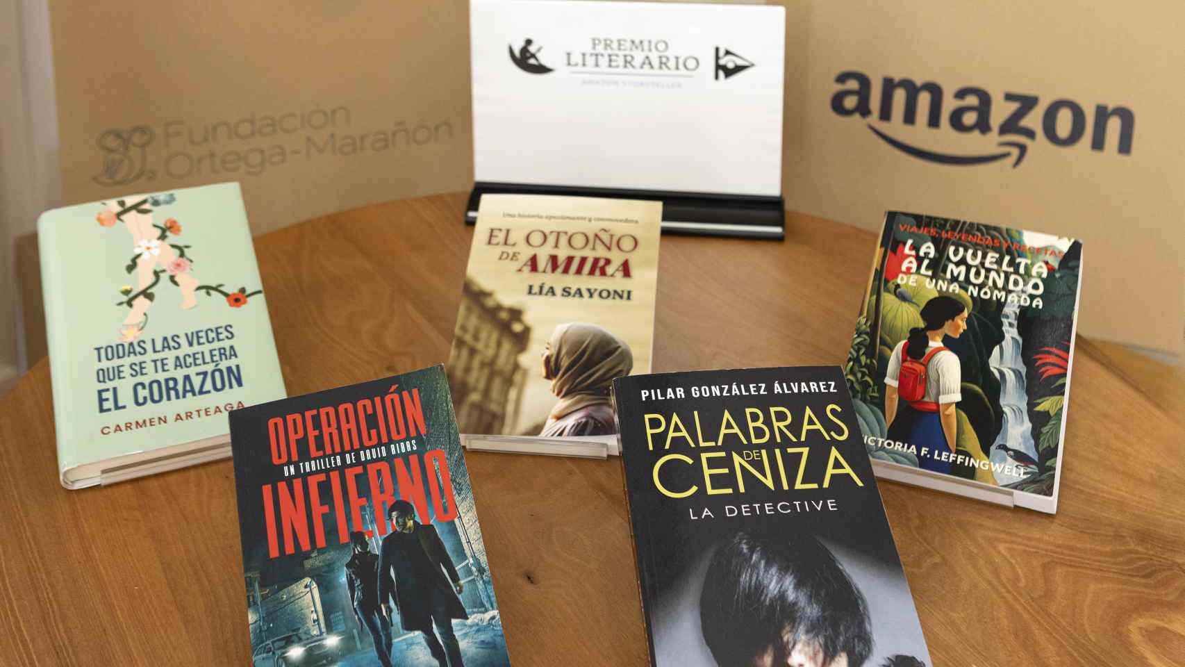 Libros finalistas del 10º Premio Literario Amazon Storyteller 2023.