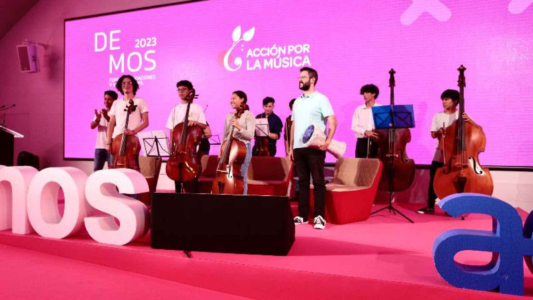 El concierto de banda, organizado por la Fundación Acción por la Música y la Fundación Reale, amenizó una de las jornadas de la cita.