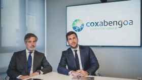Nacho Moreno, CEO de CoxAbengoa, y Enrique Riquelme, presidente de CoxAbengoa, durante la entrevista.