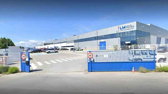 Imagen de la fábrica de palas LM Wind Power en Ponferrada (León).