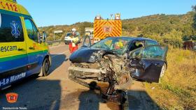 Accidente en Mejorada (Toledo). Foto: CEPEIS Toledo.