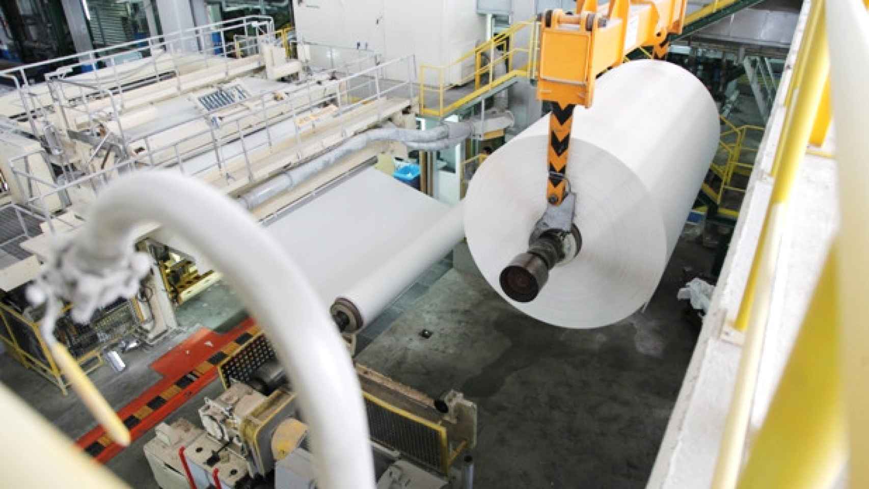 Imagen de recurso de una fábrica de papel