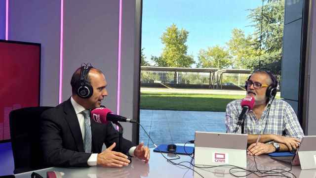 Pablo Bellido, presidente de las Cortes autonómicas, este domingo en Radio Castilla-La Mancha