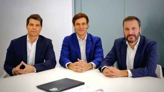 Sacha Gordillo, Luis Pastor y Carlos Fernández, cofundadores de Tritemius.