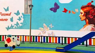 Este es el épico mural que han dedicado en Villena al personal sanitario en pandemia
