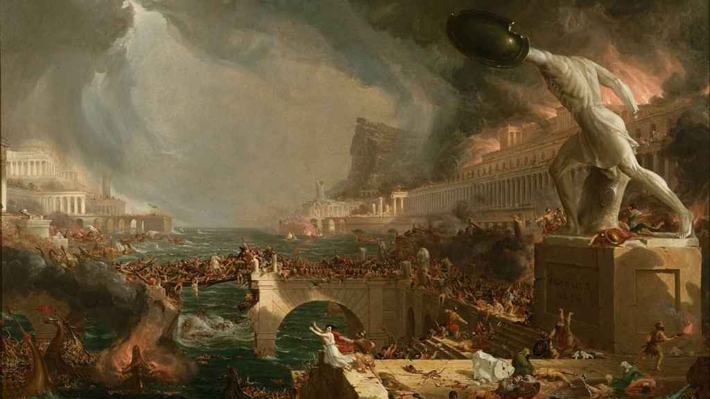 El curso del imperio IV: Destrucción Thomas Cole 1836