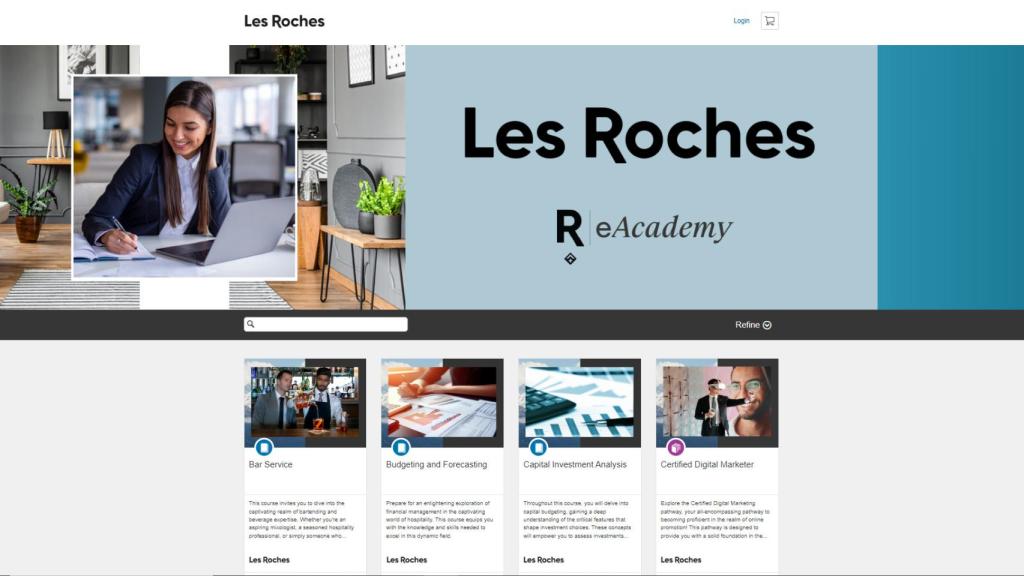 La plataforma de Les Roches.