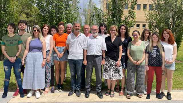 El grupo de investigadores de la Universidad de Alicante.