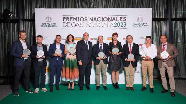 Premios Nacionales de Gastronomía 2023: Hilario Arbelaitz y 'Disfrutar' recogen sus galardones.