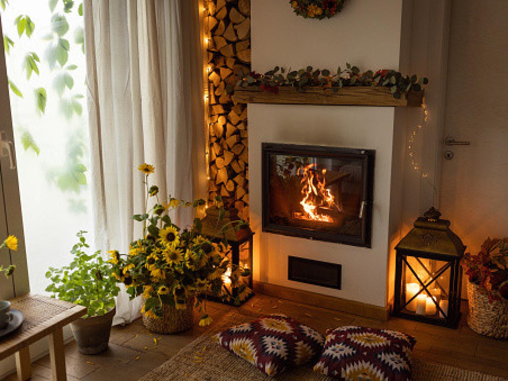 Un hogar decorado en otoño