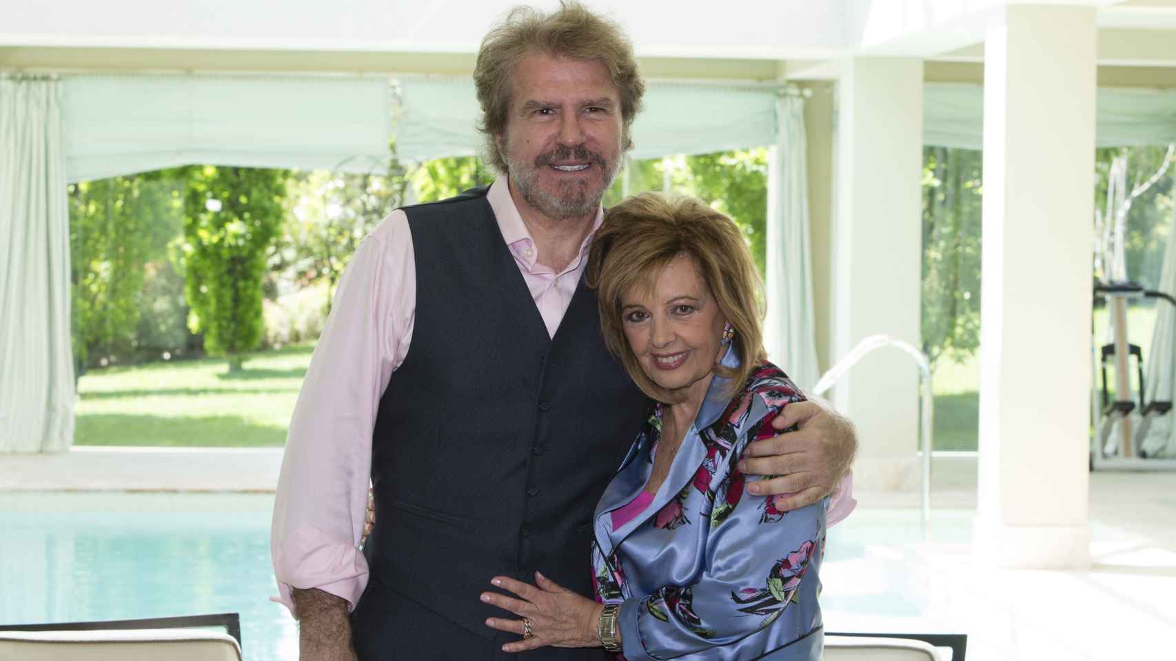 Edmundo y María Teresa Campos cuando lanzaron un disco juntos.