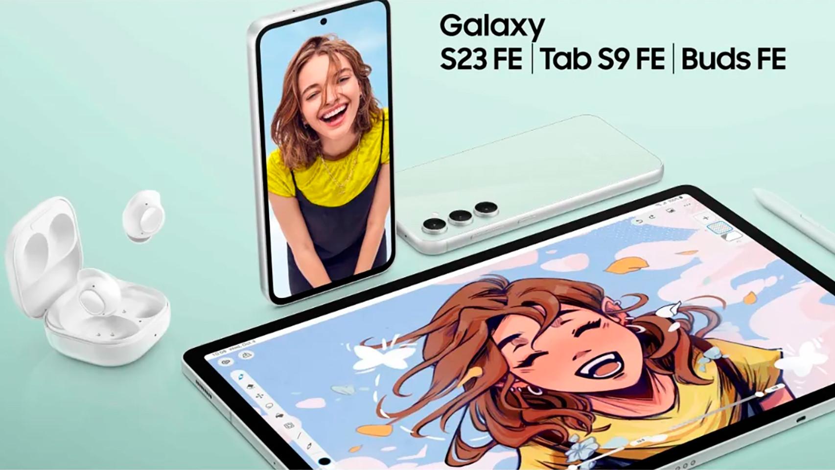 Samsung lanza los Galaxy S23 FE, Tab S9 FE y Buds FE: sus dispositivos  premium con mejor relación calidad-precio