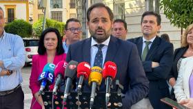 Paco Núñez, este miércoles en rueda de prensa en Ciudad Real. Foto: EP