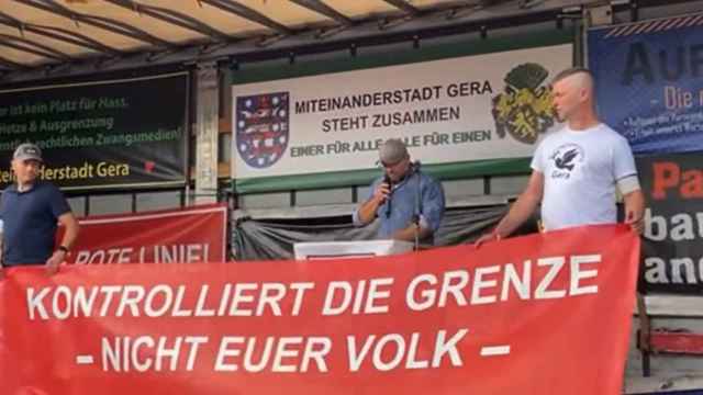 Mitin de Turingia en el que los organizadores de AfD gritaron consignas nazis como ¡Todo por Alemania!.