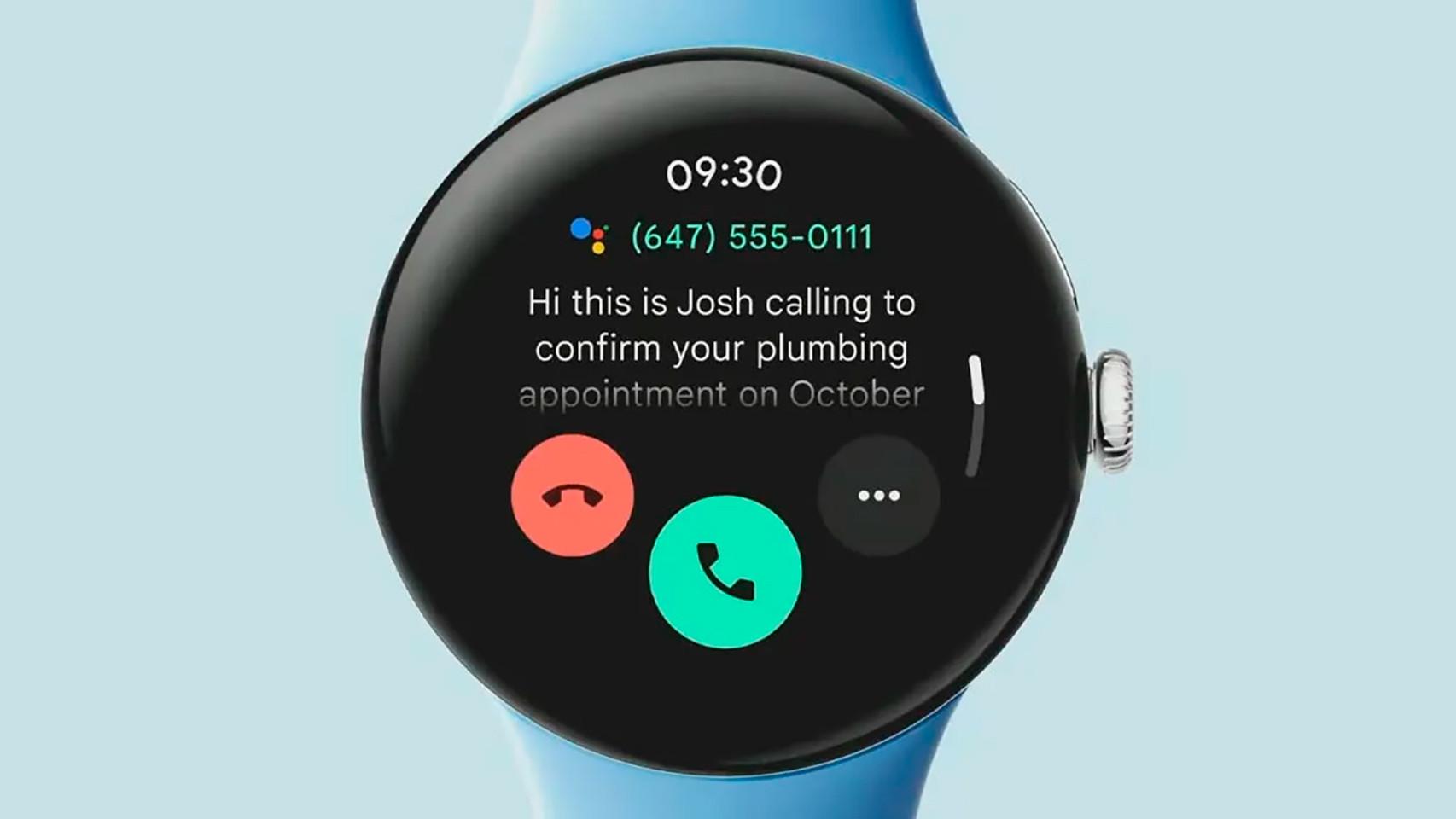 Así es en el Pixel Watch 2