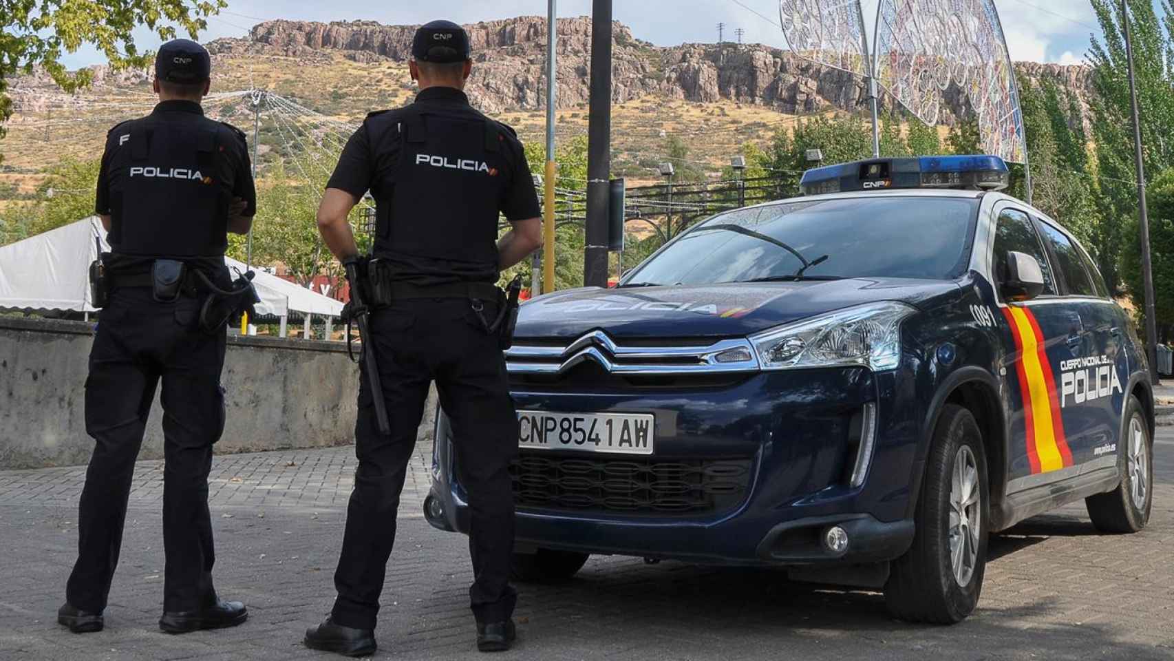 Policía Nacional en Puertollano (Ciudad Real). Imagen de archivo