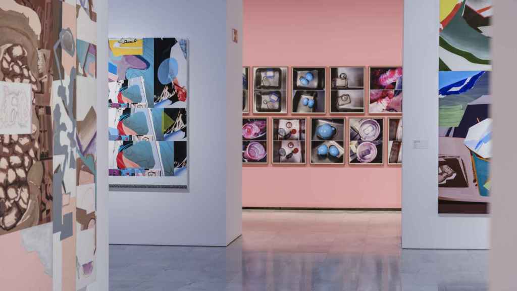 Vista de la exposición de Luis Gordillo en la Sala Alcalá 31 de Madrid. Foto: Guillermo Gumiel