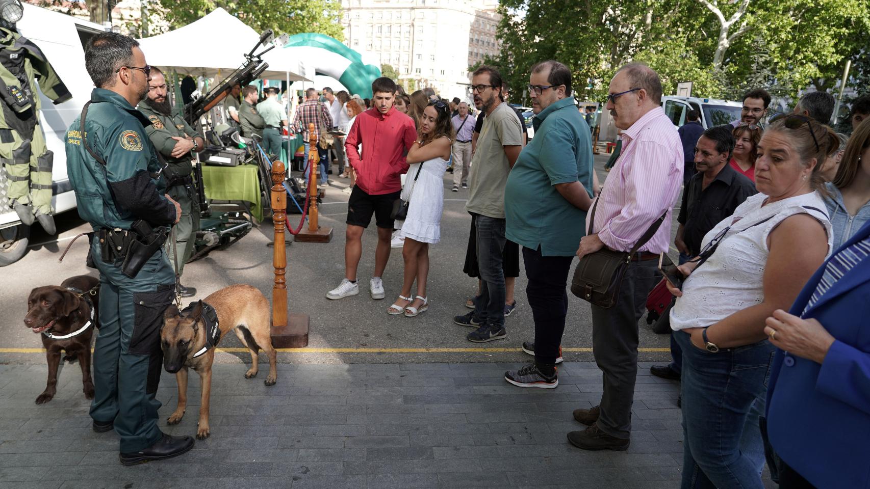 La Guardia Civil luce sus mejores galas en sus 179 años en Valladolid