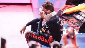Max Verstappen, exhausto tras el GP de Qatar