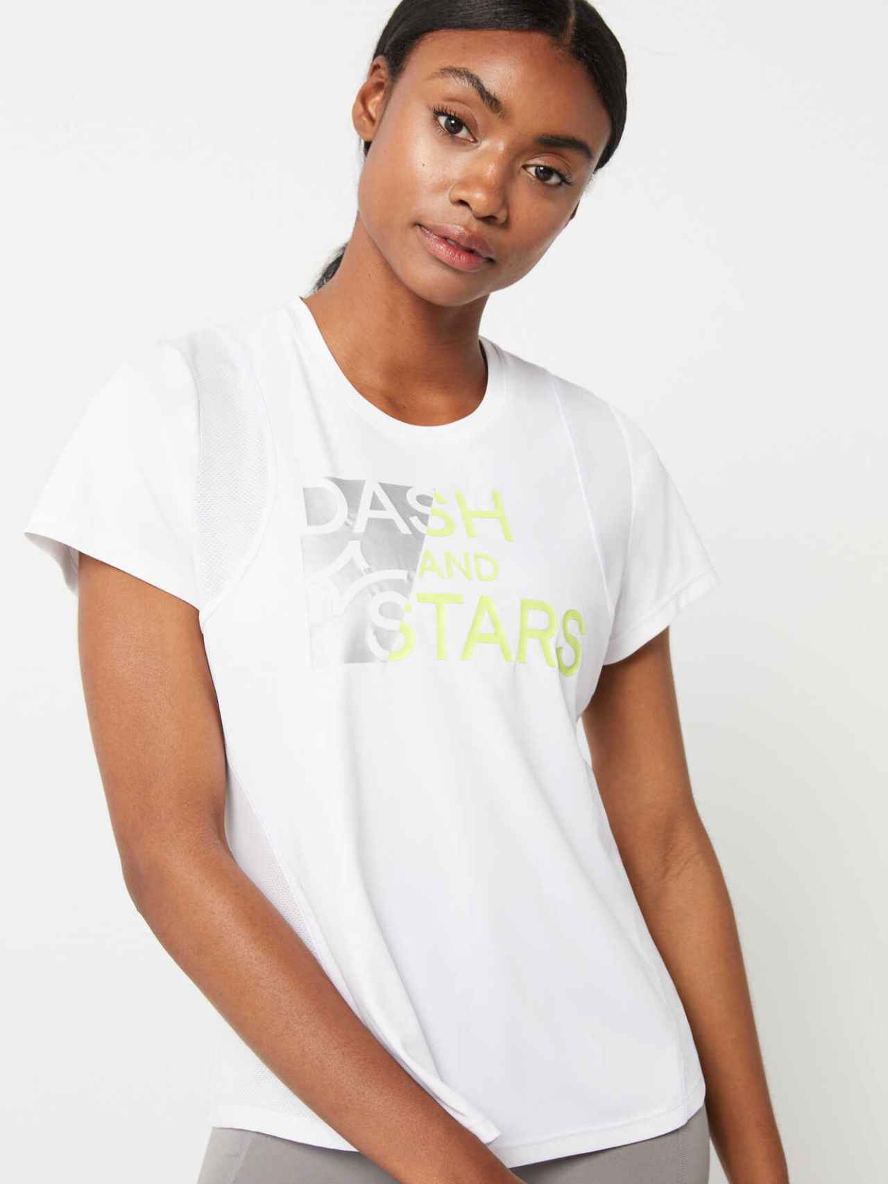 Camisa técnica blanca de Dash and Stars (20,99 €)