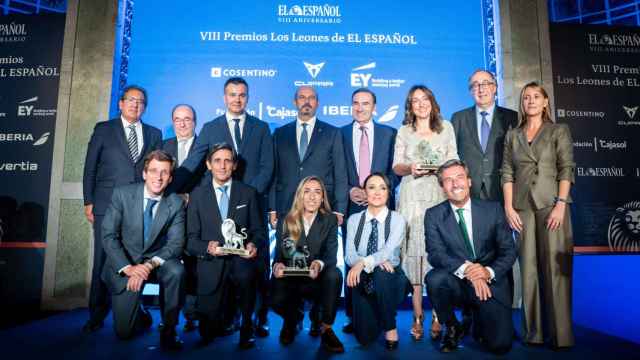 Foto de familia de los premios Leones de EL ESPAÑOL 2023.