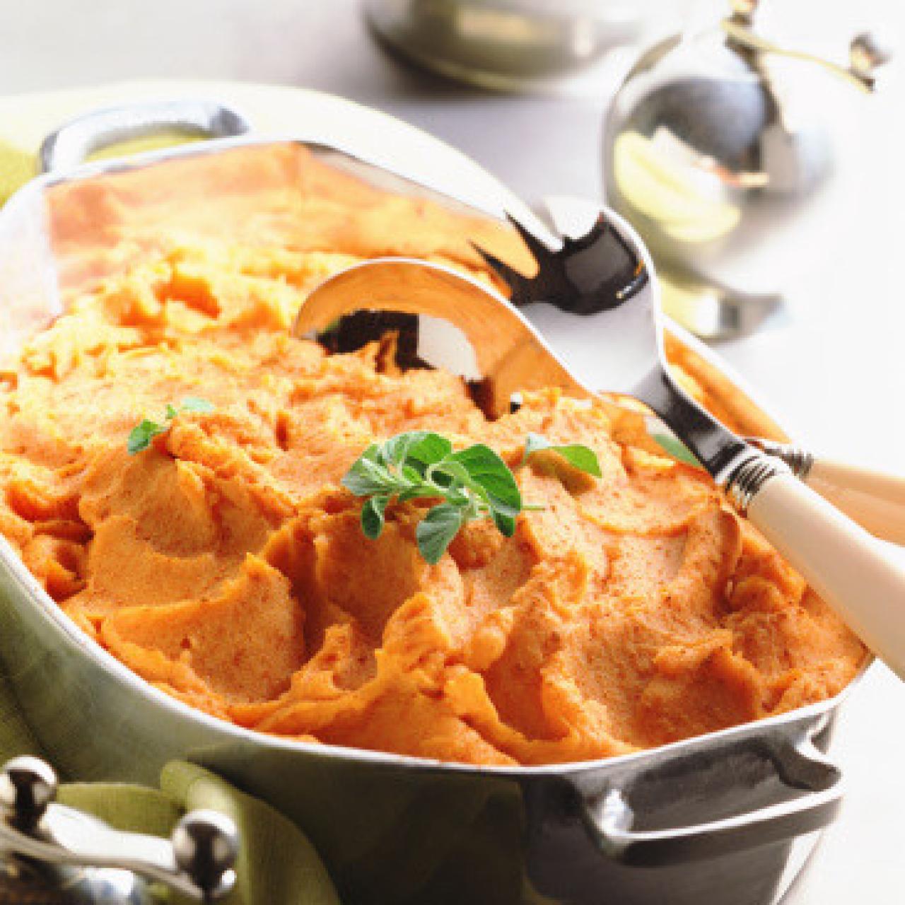 Puré de boniato y calabaza