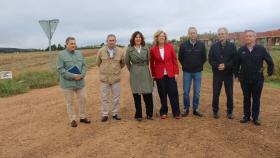 Blanca Fernández visita los caminos del Vicario. Foto: JCCM.