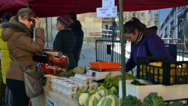 Imagen de archivo de un Mercado Ecológico de Zamora