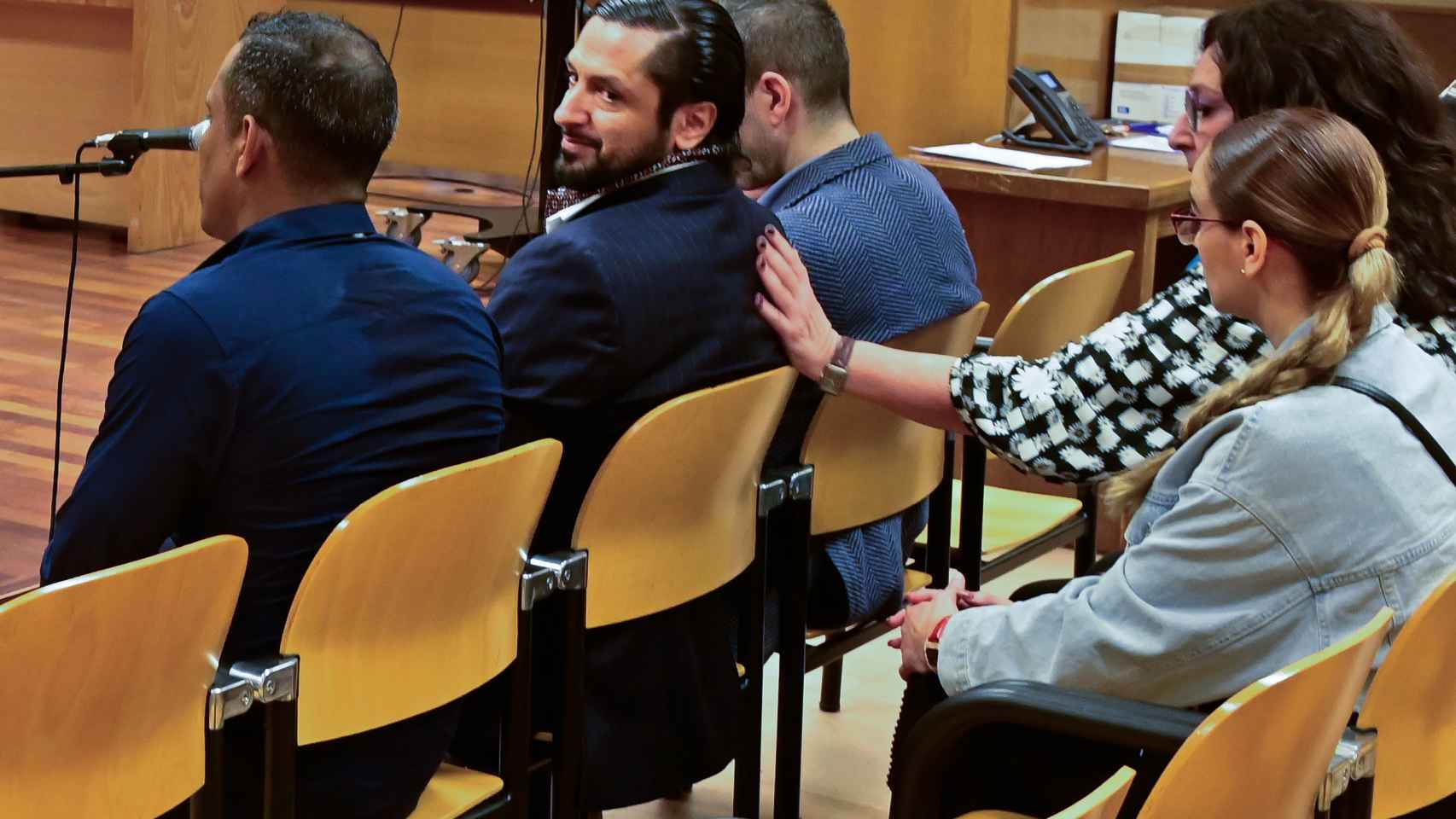 Rafael Amargo en el banquillo de los acusados el pasado mes de junio.