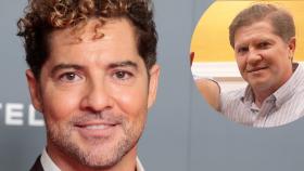 El cantante David Bisbal junto a su hermano, José María, en un montaje de EL ESPAÑOL.