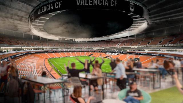 Figuración del Nou Mestalla. EE