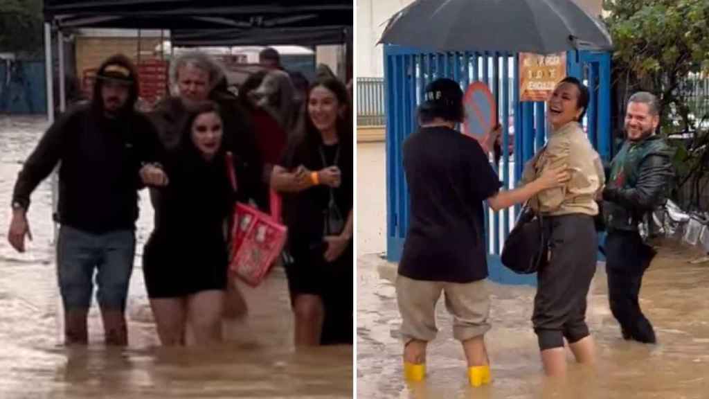 Alaska, Los Javis y Ana Milán, evacuados de urgencia: el plató de 'Mask Singer' se inunda por las lluvias en Madrid