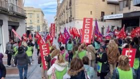 Protesta en Guadalajara. Foto: CCOO.