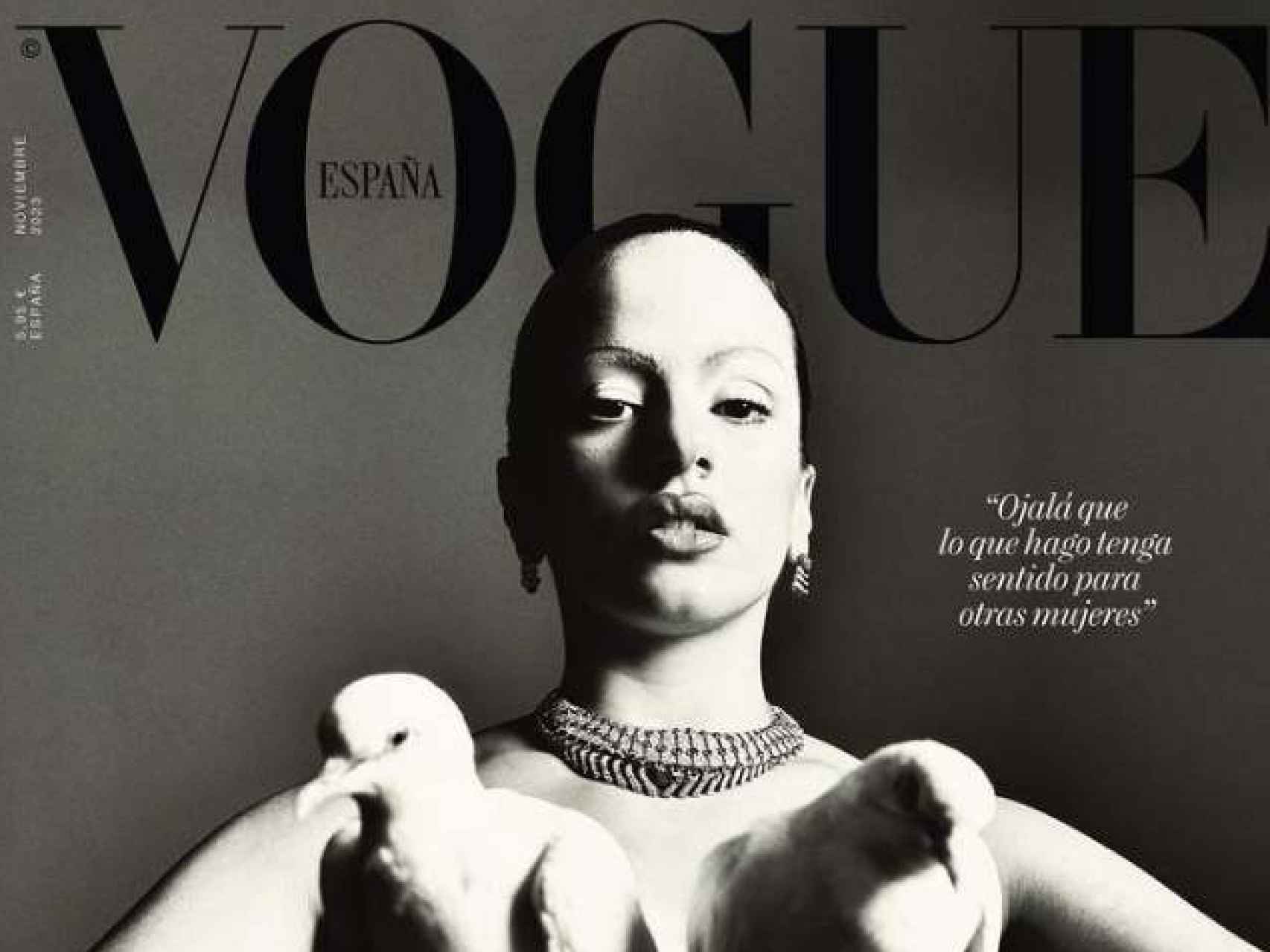 La portada de Rosalía para Vogue.