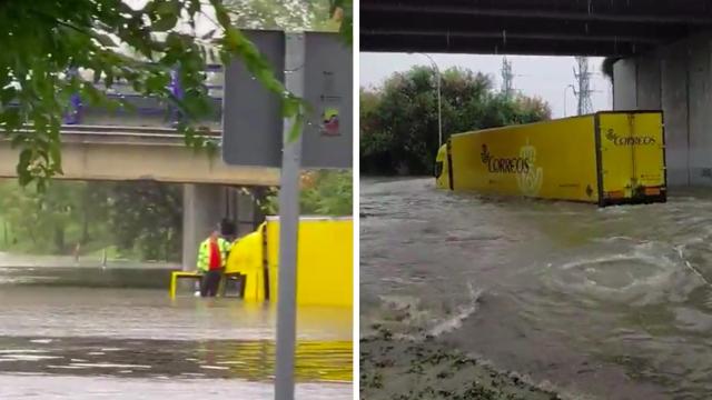 Capturas de los vídeos que se han hecho virales en redes.