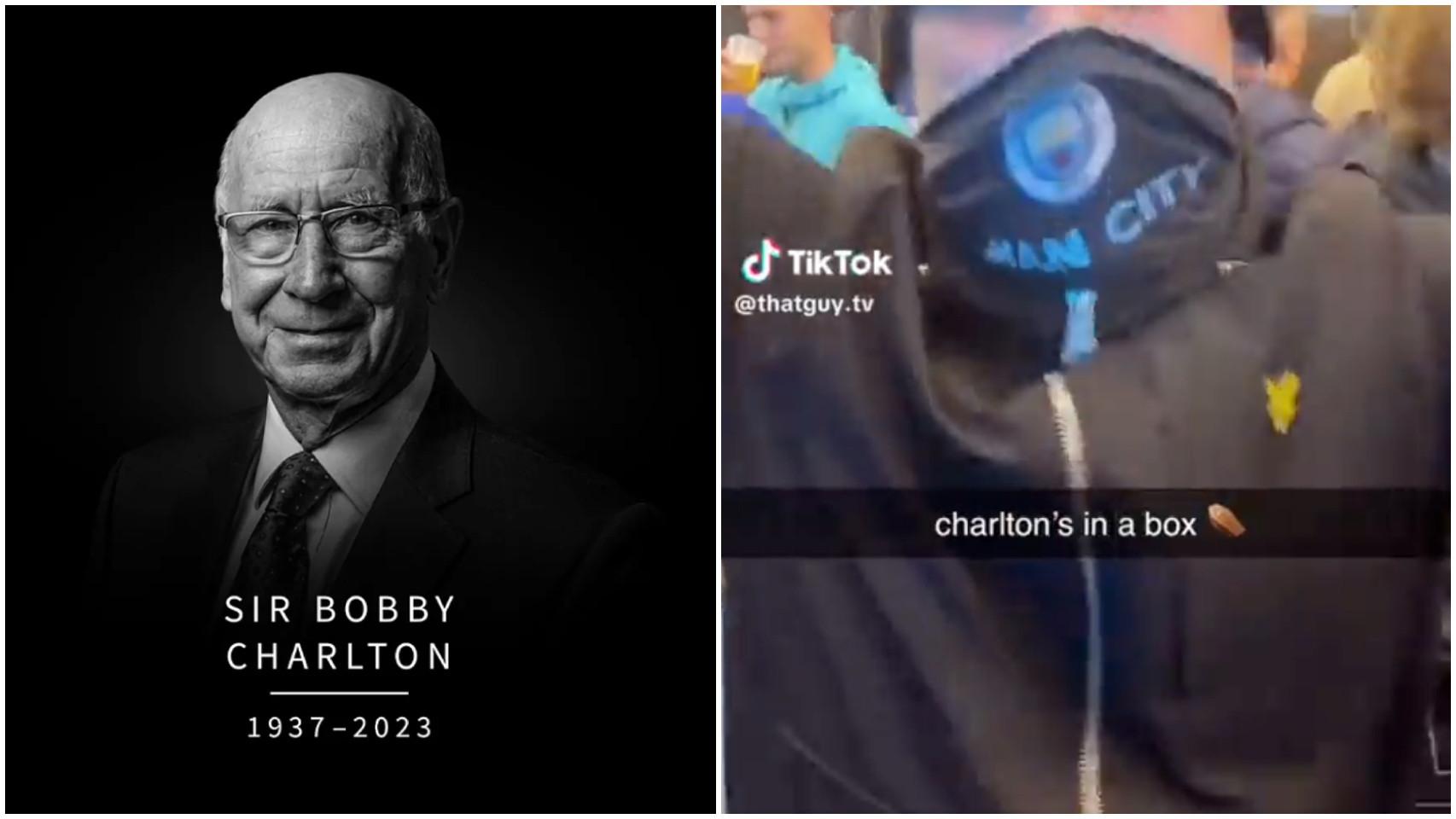 Vergüenza Por Los Cánticos De Hinchas Del Manchester City Contra Bobby Charlton Tras Su Muerte 0048