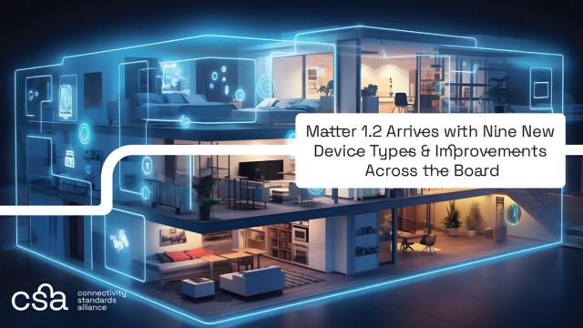 Matter 1.2 con la lista de dispositivos inteligentes por categoría