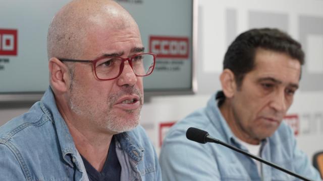 Unai Sordo, secretario general de CCOO, este martes en Valladolid