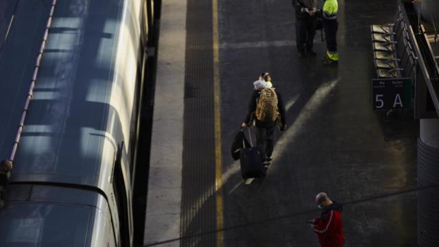 Imagen de un retraso en un tren.