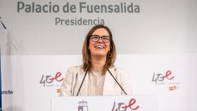 Esther Padilla, consejera portavoz del Gobierno de Castilla-La Mancha.