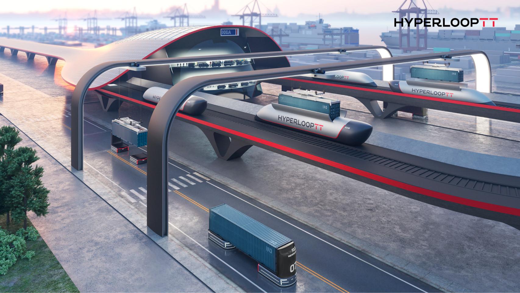 El HyperloopTT Express Freight.