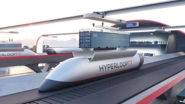 El HyperloopTT Express Freight.