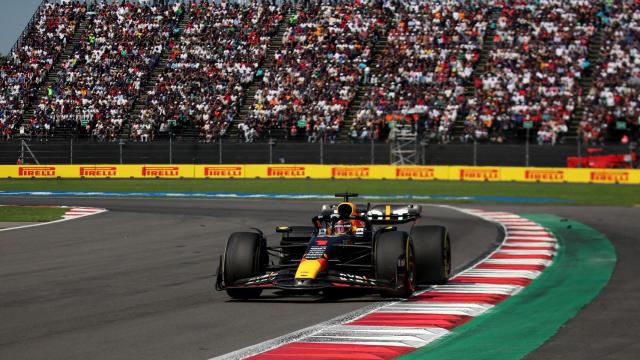 Max Verstappen durante el GP de México