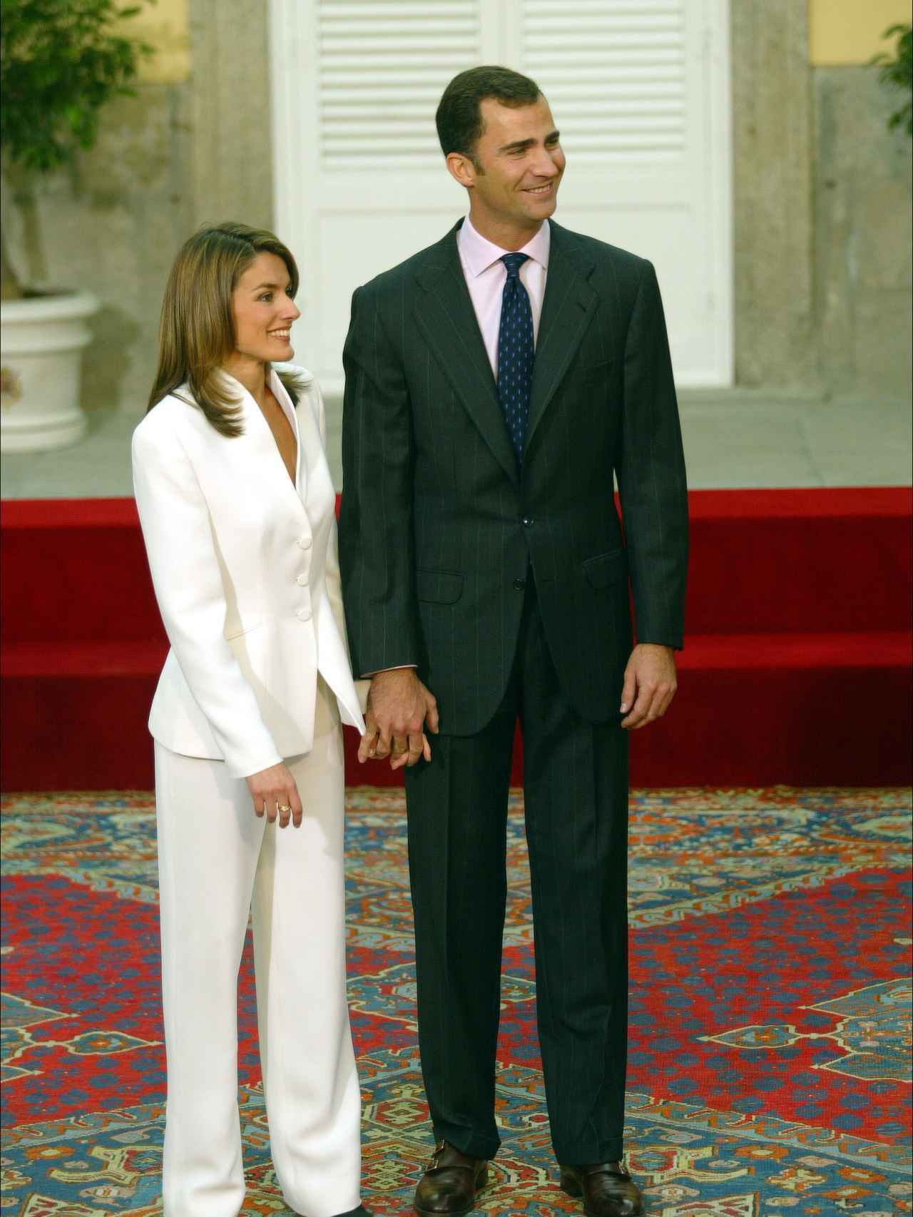 Felipe y Letizia, el 6 de noviembre de 2003.