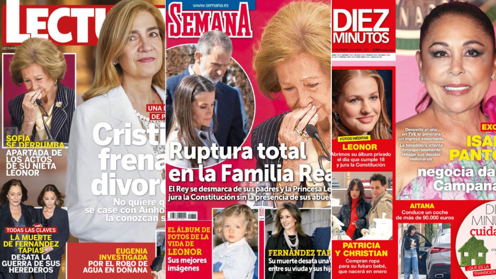 Portadas de revistas.