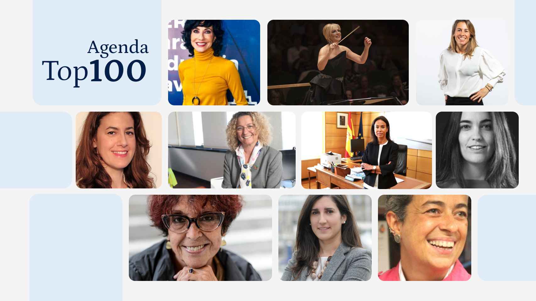 La agenda semanal de 'Las Top 100 Mujeres Líderes' de: