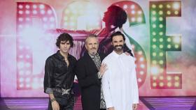 José Pastor, Miguel Bosé e Iván Sánchez.